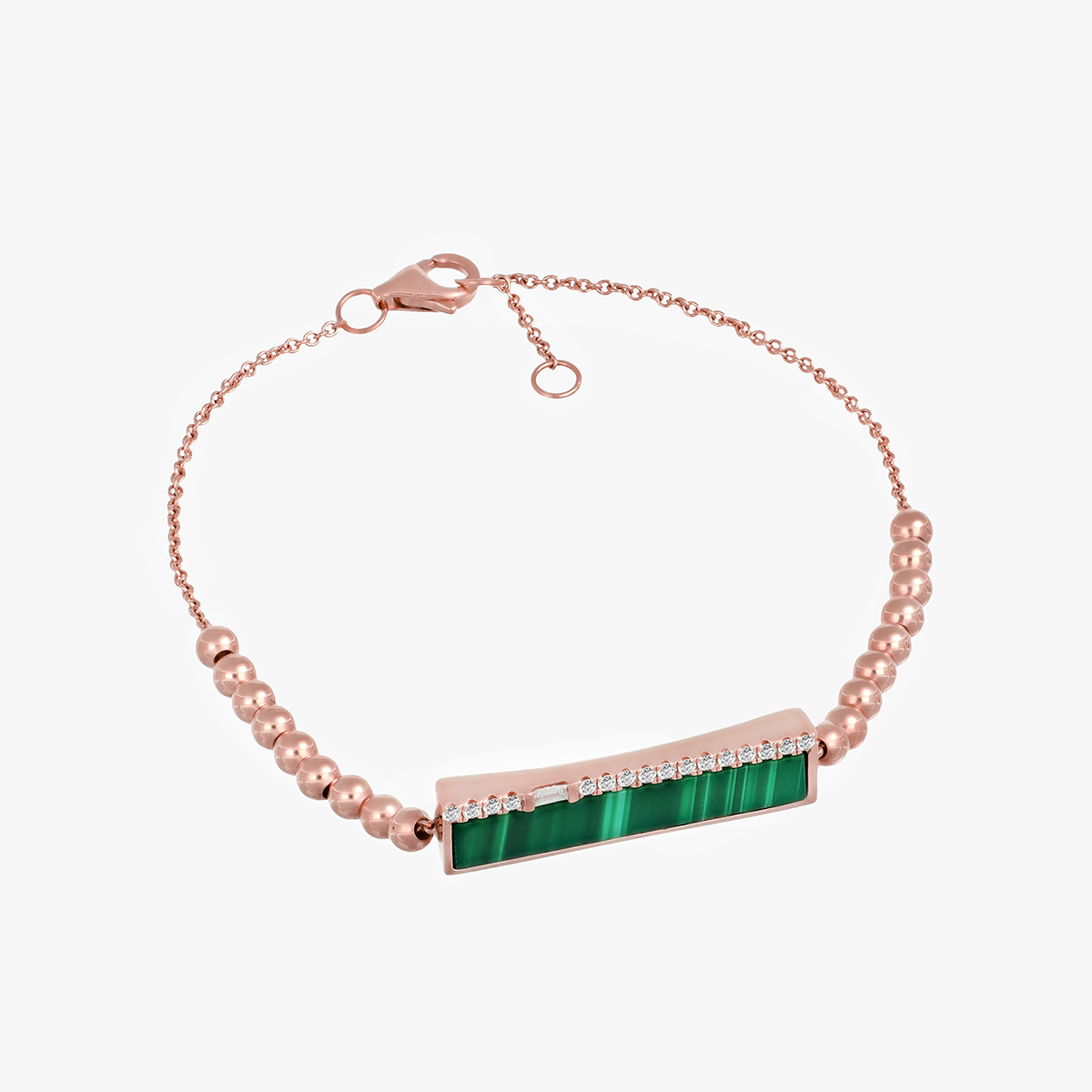 The Emerald Bar Diamond Bracelet | Imseeh