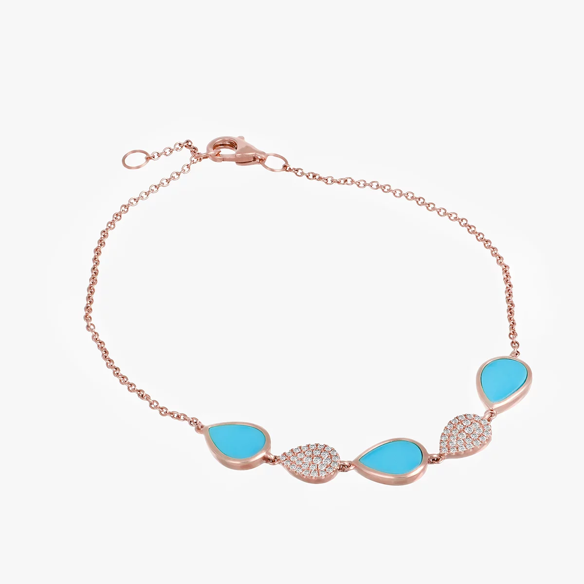 Blue Pears Diamond Bracelet