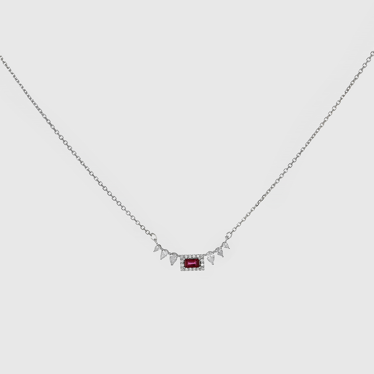 Third Time’s A Charm Diamond Pendant Chain | Imseeh