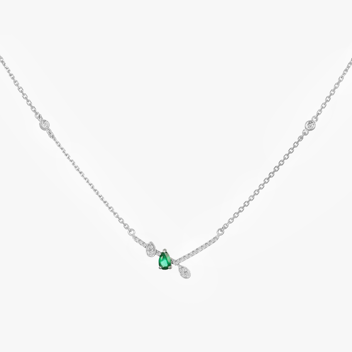 Minimalist Paradise Diamond Pendant Chain | Imseeh