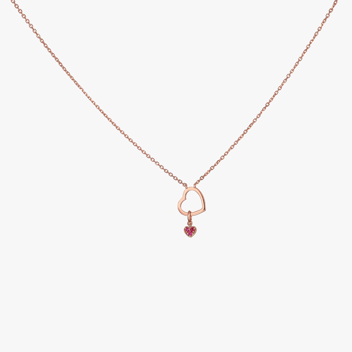 I Carry Your Heart with Me Diamond Pendant Chain | Imseeh