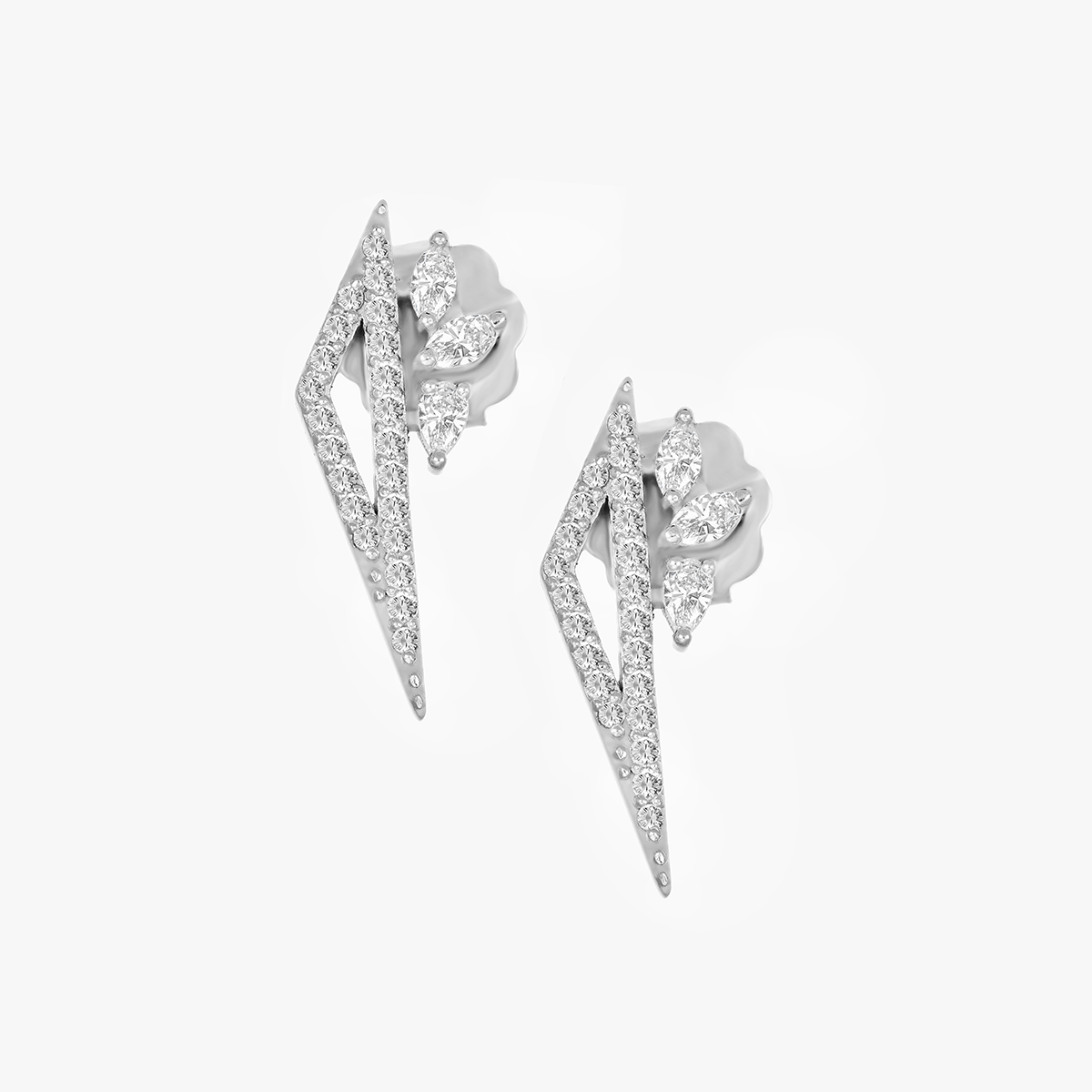 Geometry Lovers Diamond Earrings | Imseeh