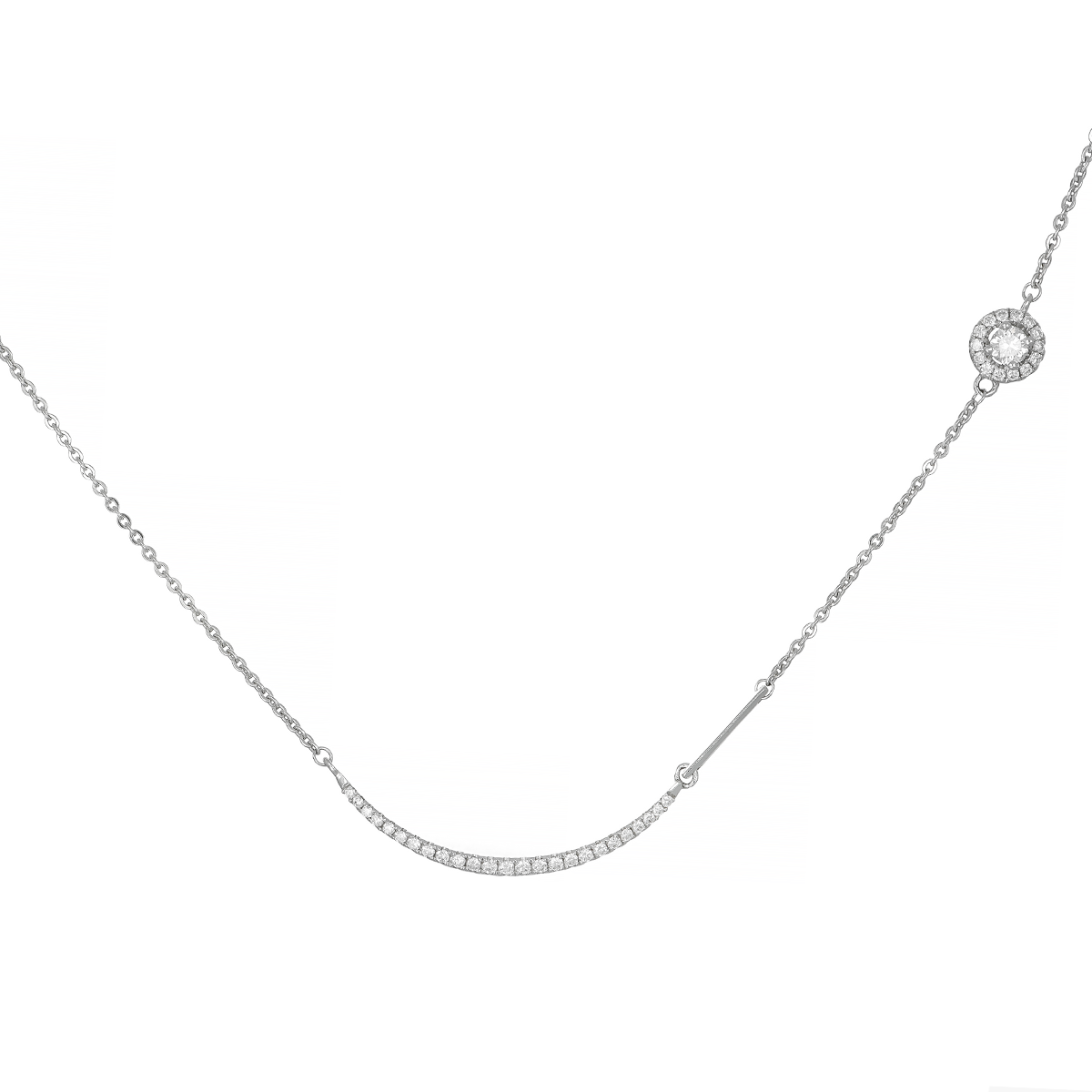 Back to Basics Diamond Necklace | Imseeh