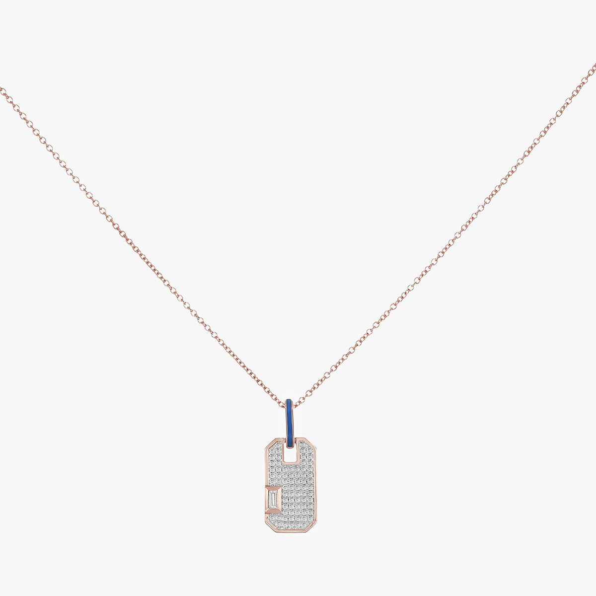 The Diamond Tag Necklace | Imseeh