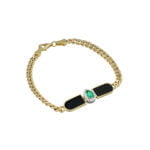 The Green and Gold Wonder Diamond Bracelet