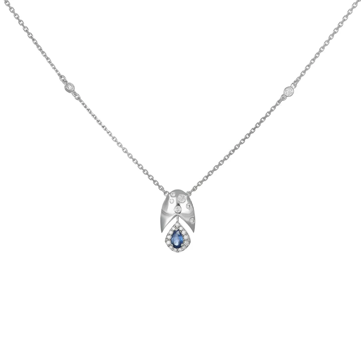 Peek-A-Boo Diamond Pendant Chain