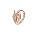 Rose Heart Diamond Ring