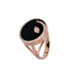 Onyx Diamond Ring