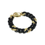 Nero Bathed in Gold Bracelet
