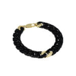 Nero Gold Link Bracelet