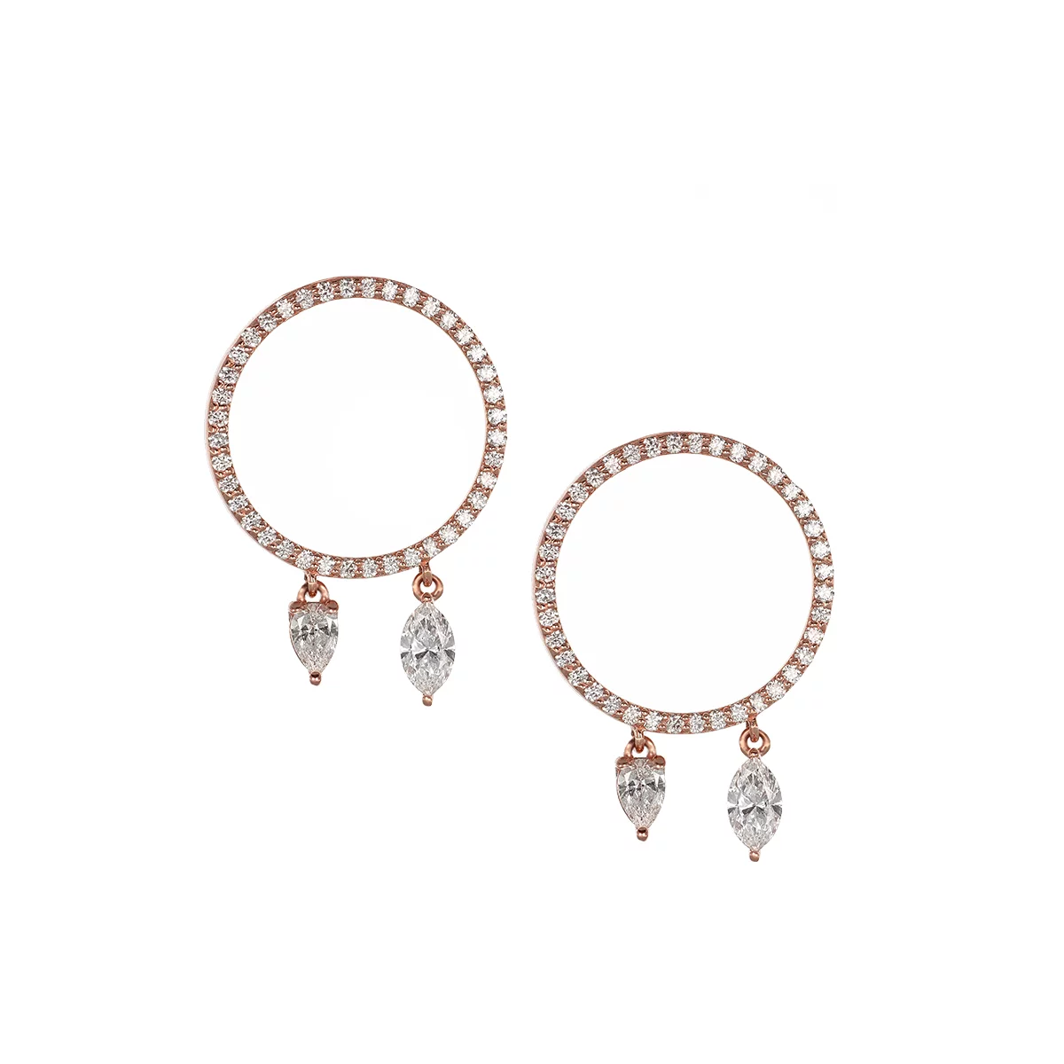 The Diamond Loop Earrings