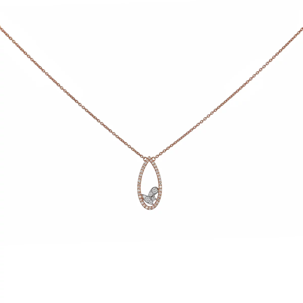 The Rose Gold Diamond Necklace