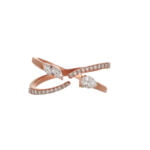 Serenity in Rose Diamond Ring
