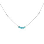 Turq Diamond Pendant Chain