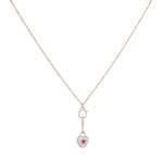 Unique Heart Diamond Pendant Chain