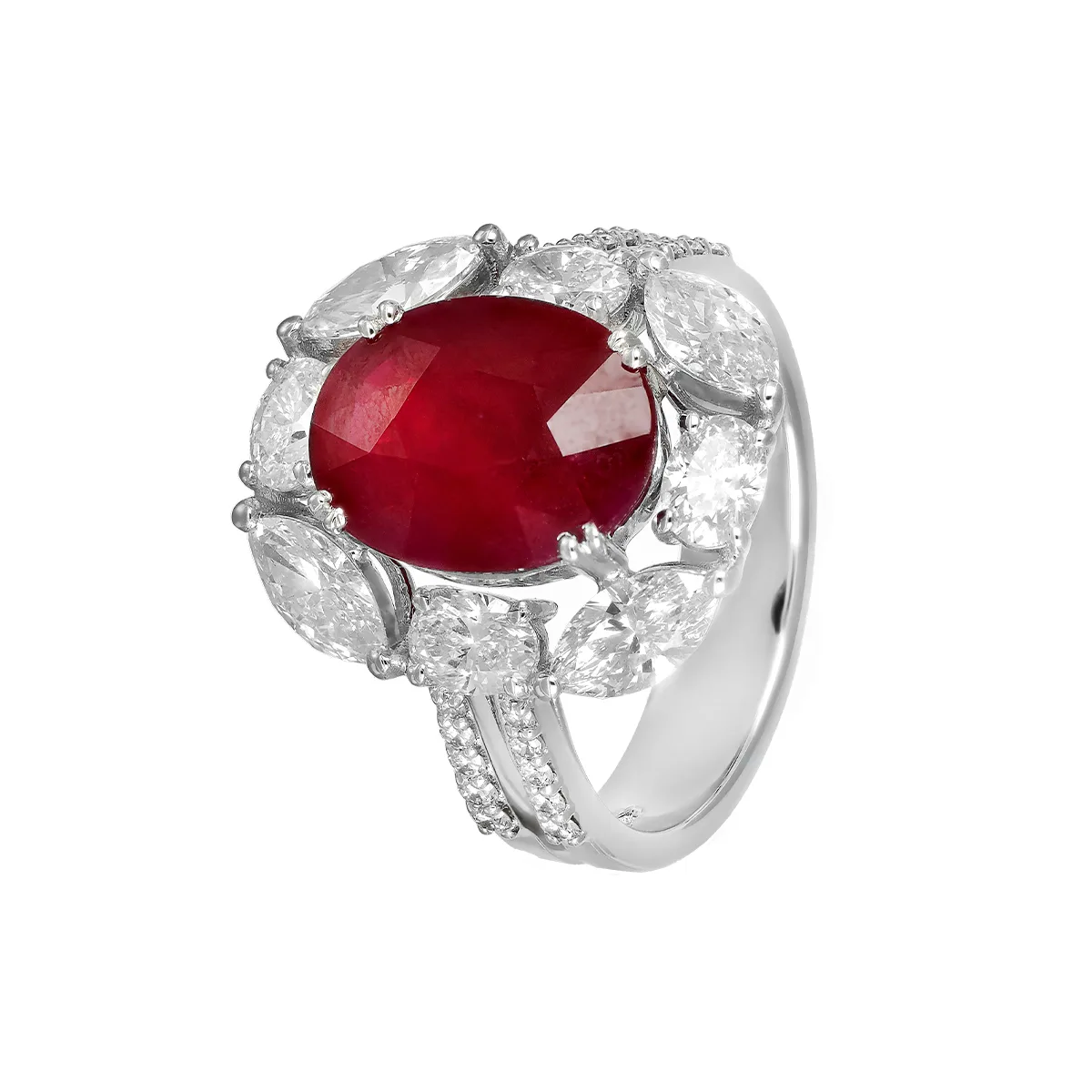 Ruby Dazzle Diamond Ring – Imseeh Jewelry