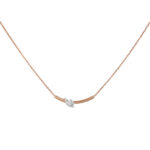Ice Marquise Diamond Pendant Chain
