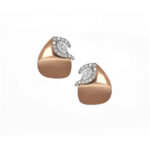Golden Droplets Diamond Earrings