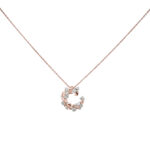Ice Crescent Diamond Necklace