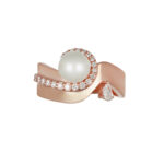 Aurora Pearl Diamond Ring