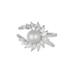 Diamond & Mother of Pearl Ring