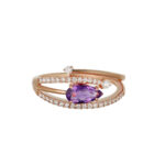 Violet Dawn Diamond Ring
