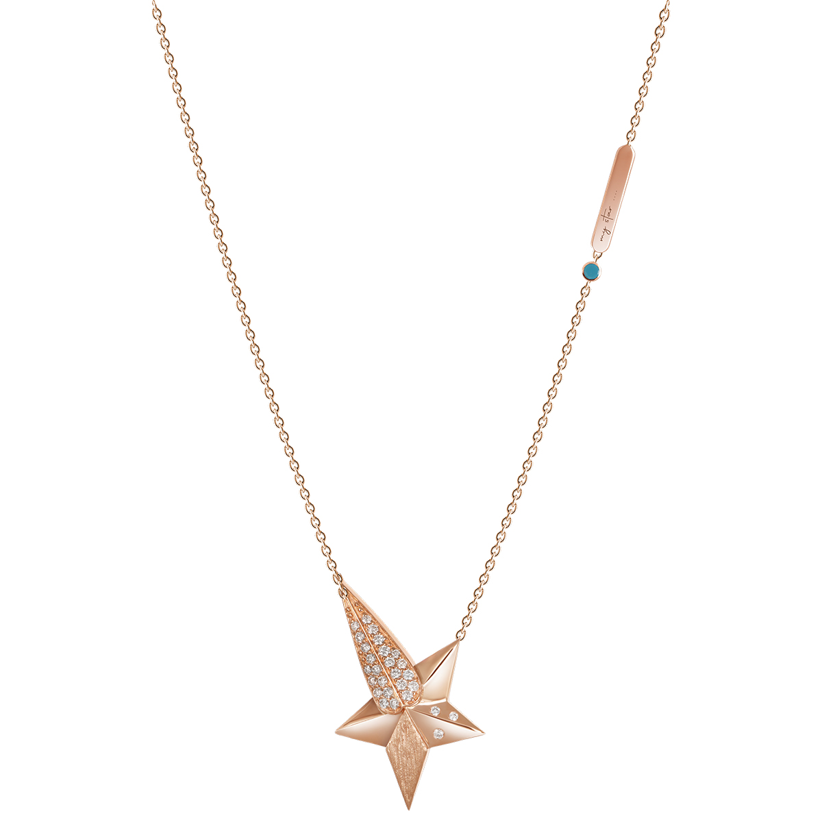 December – Turquoise Star Necklace