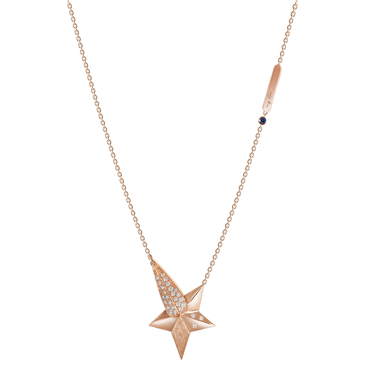 September – Sapphire Star Necklace